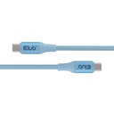 USB-C® Magnetic-Coil 240W PD3.1 Blue Cable 2m / 6.56ft Fast Charging