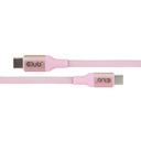 USB-C® Magnetic-Coil 240W PD3.1 Pink Cable 2m / 6.56ft Fast Charging