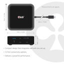 12-1 USB-C® Quad DisplayLink Docking Station 2x DisplayPort™ 8K60Hz + 2x HDMI™ 4K60Hz PD3.0 100Watt Ethernet 2.5G