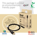 USB-C® to DisplayPort™ DP™80 Bidirectional Vesa Certified Cable 1m/ 3.28 ft