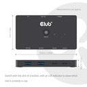 CSV-2512 KVM Switch Dual USB type C to HDMI 4K 60Hz
