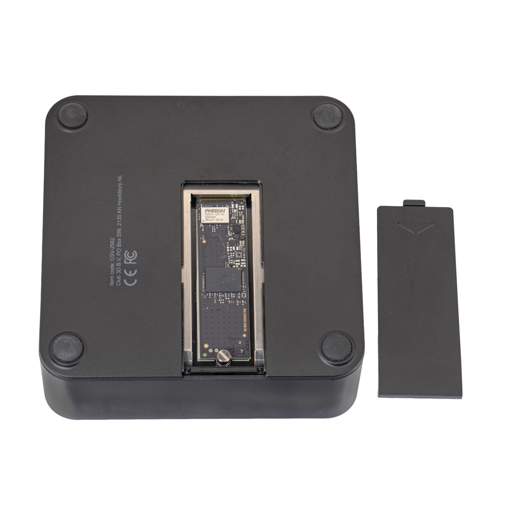CSV-2562 13-1 Thunderbolt™ 5 Docking Station M.2 SSD 2x HDMI™ 8K60Hz Thunderbolt™ Share Certified 180W