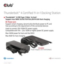 Thunderbolt™ 4 Certified 11-in-1 Docking Station