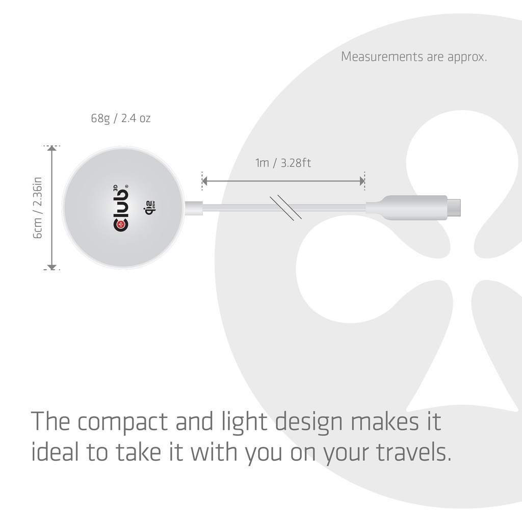 Qi2 25W Wireless Charger White Qi 2.2 MagSafe Compatible Magnetic Pad
