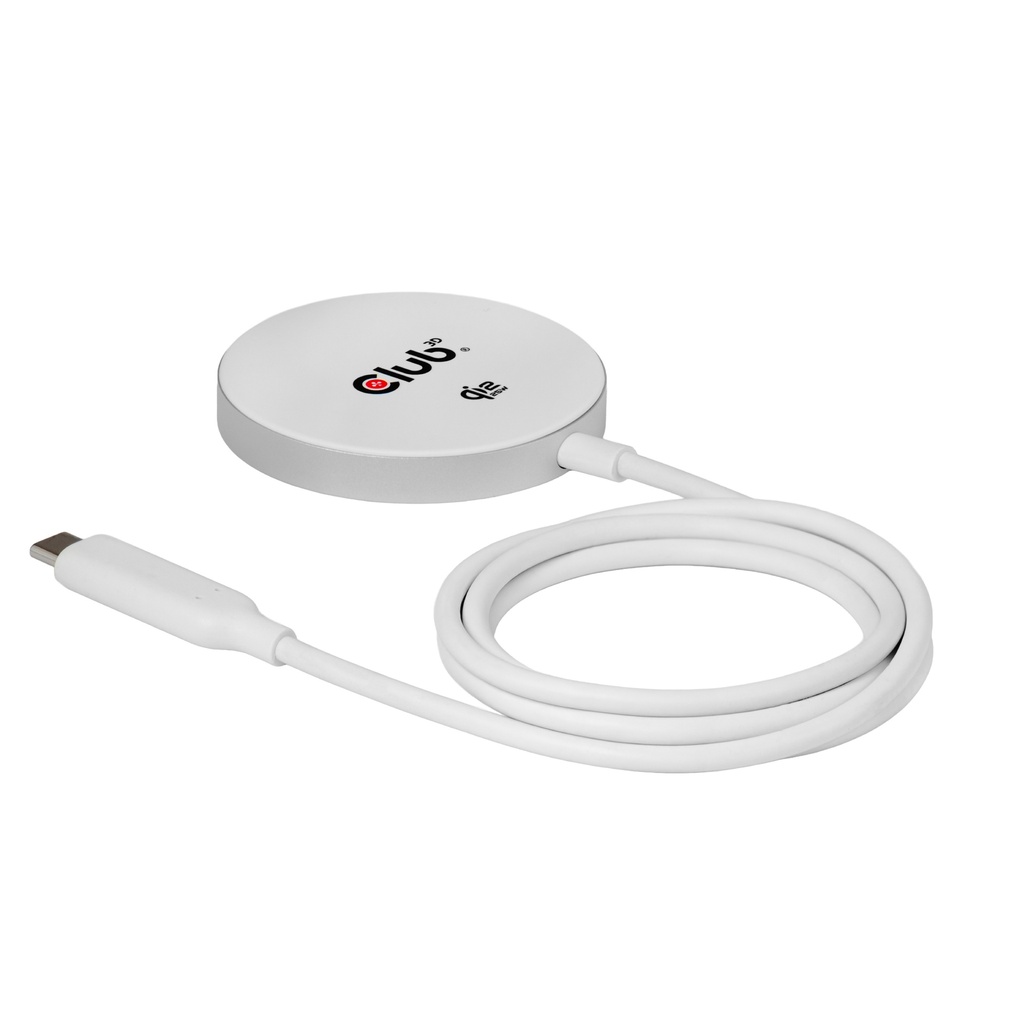 Qi2 25W Wireless Charger White Qi 2.2 MagSafe Compatible Magnetic Pad