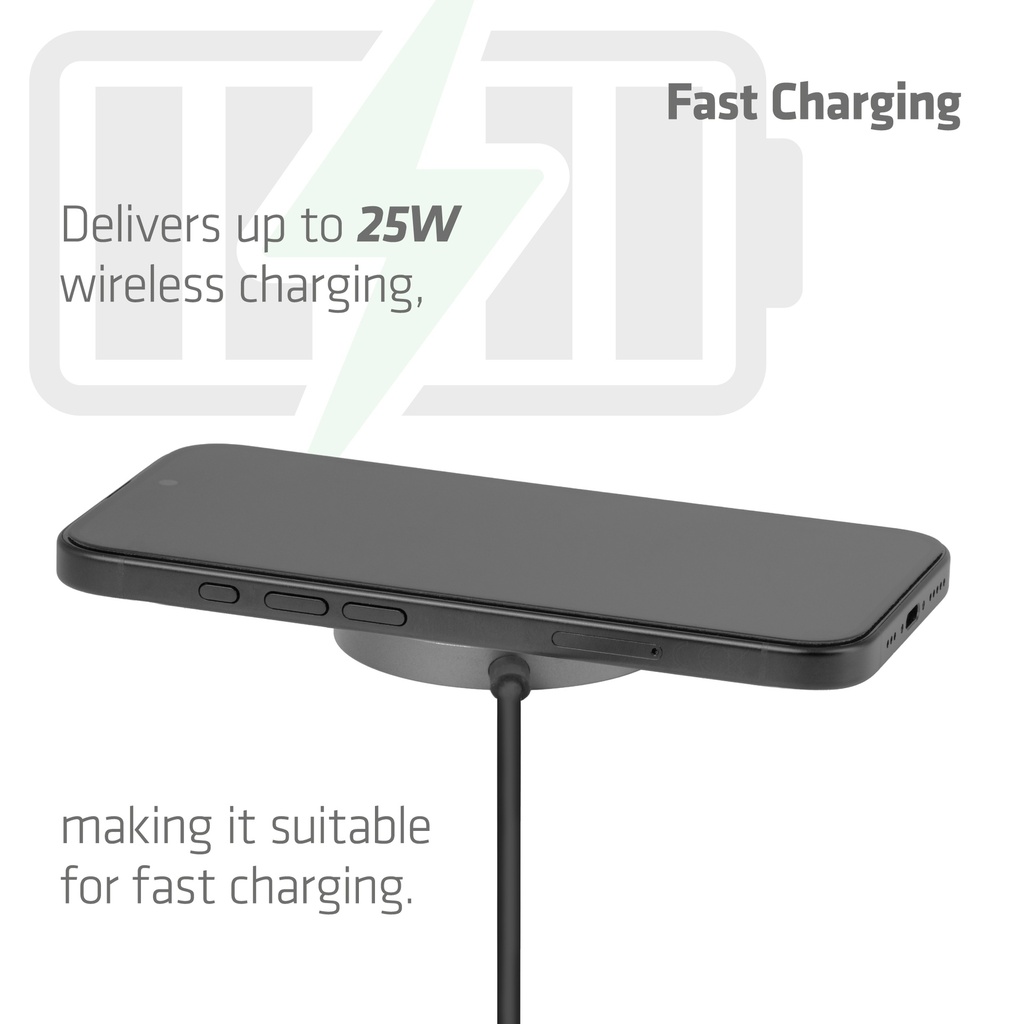 QI2.2 Charger 25 Watt Black