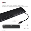 USB-C®10Gbps  Triple Display DP 1.4 Alt PD Charging Dock 100W PD Power charger