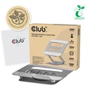 CSV-2554 Adjustable Aluminium Laptop Stand with USB-C® Hub 4K60Hz 100W 360°