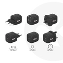 Travel Charger PPS 45W GAN technology, Dual port USB -C®, Power Delivery(PD) 3.0 Support