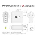 Travel Charger 100W GaN technology, Four port USB -A(2x) and -C®(2x), Power Delivery(PD) 3.0 Support