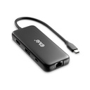 8-1 Portable Dock USB Type-C® 10Gbps to HDMI™ and DisplayPort™ 8K30Hz PD Max.100Watt