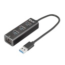 USB-A 5Gbps 3 Ports Hub Gigabit Ethernet