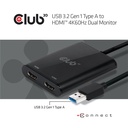 USB-A to HDMI™ Dual Monitor 4K60Hz
