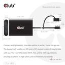USB-C® (with USB -A Adapter) to dual HDMI™ (4K60Hz) Video Splitter with DisplayLink®
