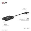 USB-C® (with USB -A Adapter) to dual HDMI™ (4K60Hz) Video Splitter with DisplayLink®