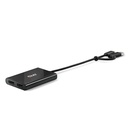 USB-C® (with USB -A adapter) to dual  Displayport™(4K60Hz) Video Splitter