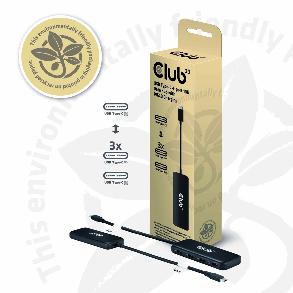 USB-C®10Gbps to 10Gbps 4x USB-C®Hub