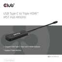 USB-C® to Triple HDMI™ MST Hub 4K60Hz 