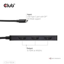 USB-C® to Triple HDMI™ MST Hub 4K60Hz 