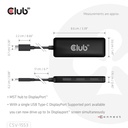 USB-C® to Triple  DisplayPort™  MST Hub 4K60Hz 