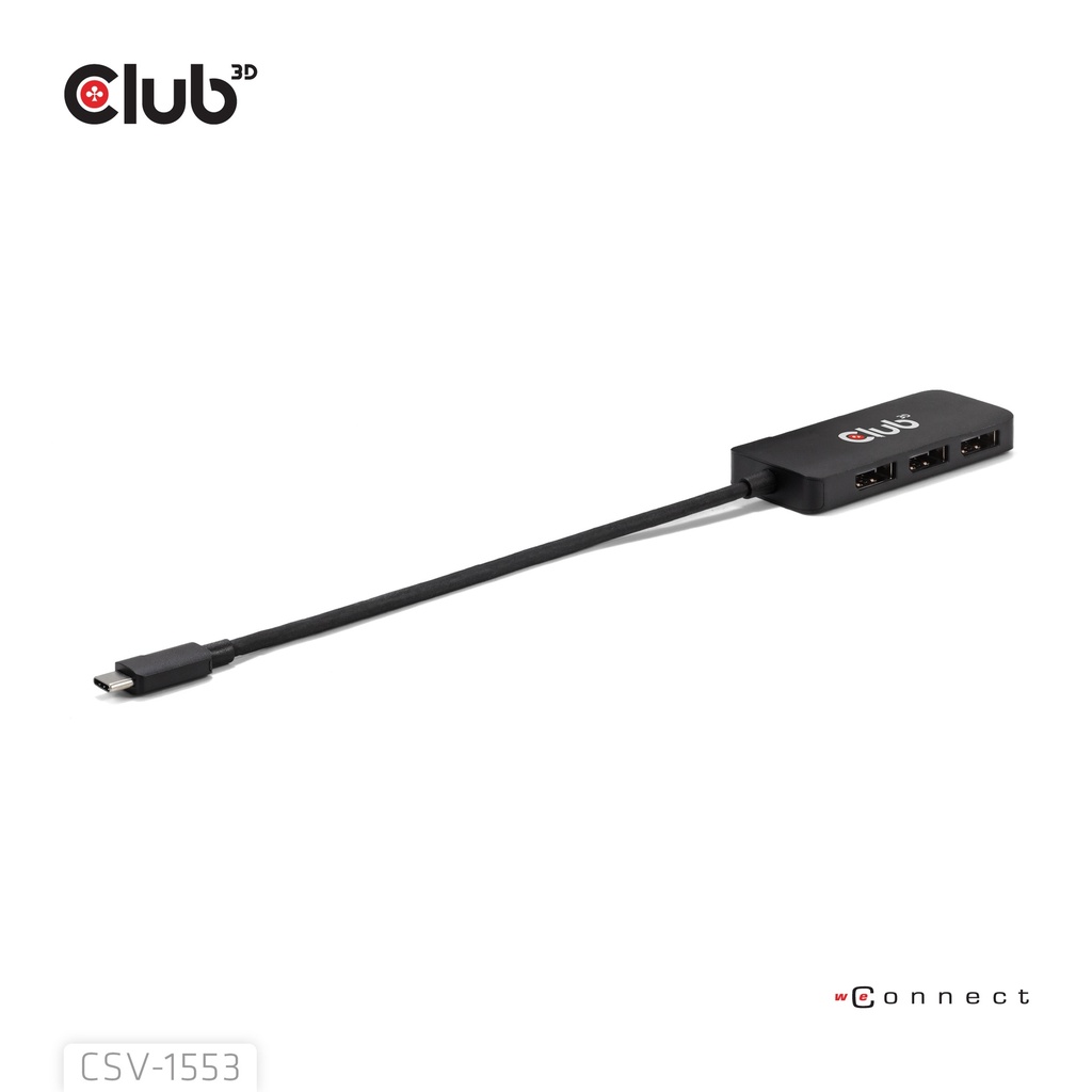 USB-C® to Triple  DisplayPort™  MST Hub 4K60Hz 