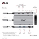 USB-C®5Gbps 8-in-1 hub with 2x HDMI™, 2x USB-A, RJ45, SD/Micro SD card slots and USB-C®female port
