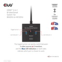 HDMI™ 2-in-1 Bi-directional Switch for 8K60Hz or 4K120Hz