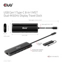 USB-C®5Gbps  8-in-1 MST Dual 4K60Hz Display Travel Dock