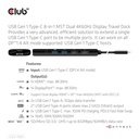 USB-C®5Gbps  8-in-1 MST Dual 4K60Hz Display Travel Dock