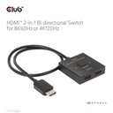 HDMI™ 2-in-1 Bi-directional Switch for 8K60Hz or 4K120Hz