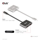 MST hub USB-C®(DP Alt-Mode) to DisplayPort™ + HDMI™ 4K60Hz M/F 