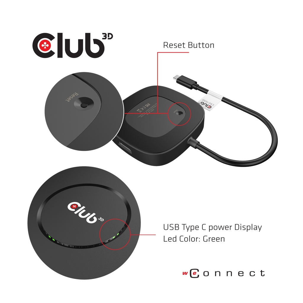 USB-C®Multi Stream Transport (MST)Hub DisplayPort™1.4 Triple Monitor