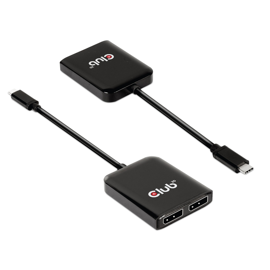 USB-C®(DP Alt-Mode) to DisplayPort™ Dual Monitor 4K60Hz M/F MST hub