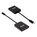 USB-C®(DP Alt-Mode) to DisplayPort™ Dual Monitor 4K60Hz M/F MST hub