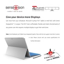 Multi Stream Transport Hub DisplayPort™ 1.2 Quad Monitor