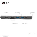 USB-C® 7-in-1 Hub to HDMI™ 4K60Hz /SD-TF Card slot 2x USB  A / USB-C® PD / RJ45