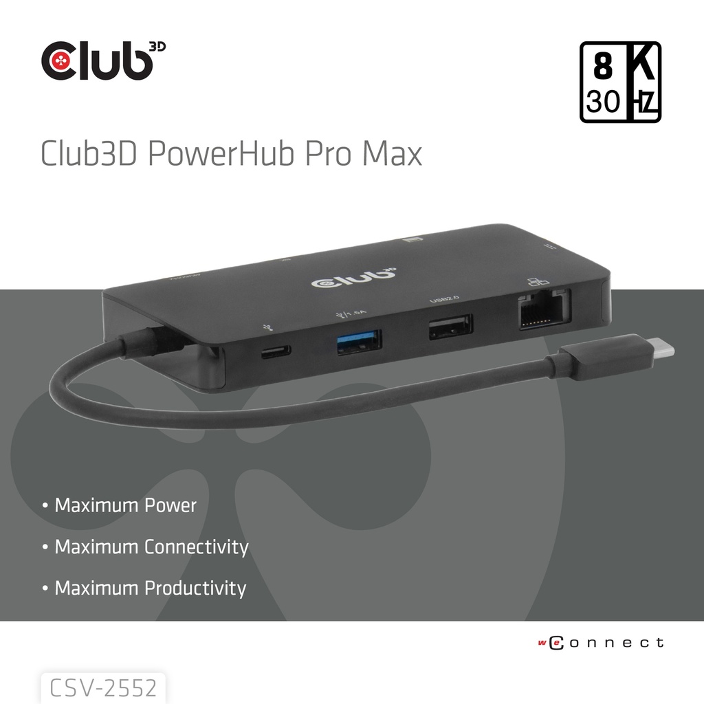 9-1 Dual HDMI™ USB-C® Hub PD3.0 100W
