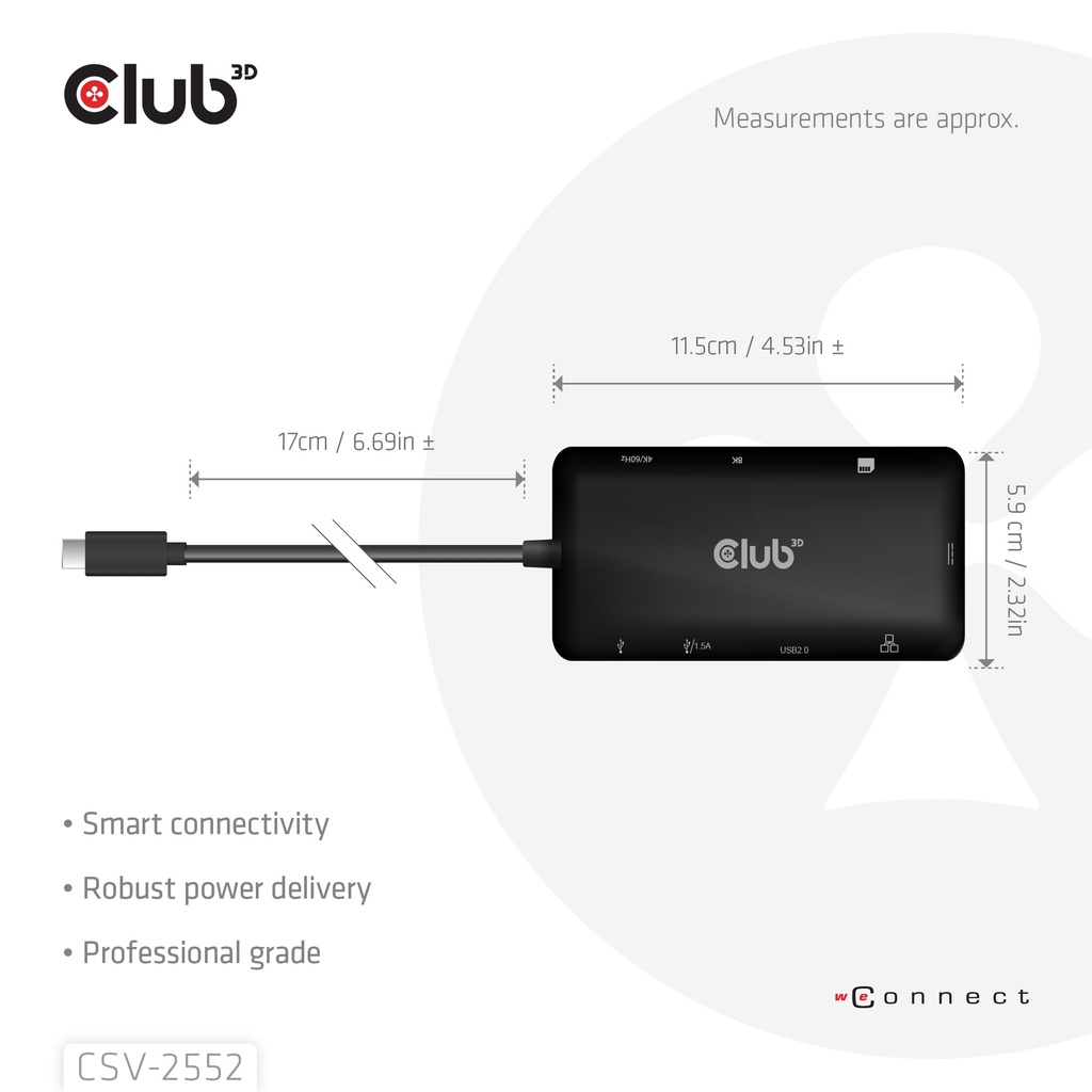 9-1 Dual HDMI™ USB-C® Hub PD3.0 100W