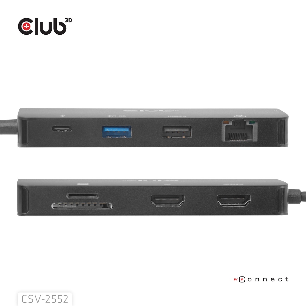 9-1 Dual HDMI™ USB-C® Hub PD3.0 100W