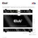 1 to 8 HDMI™ Splitter Full 3D and 4K60Hz(600MHz)