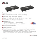 1 to 8 HDMI™ Splitter Full 3D and 4K60Hz(600MHz)