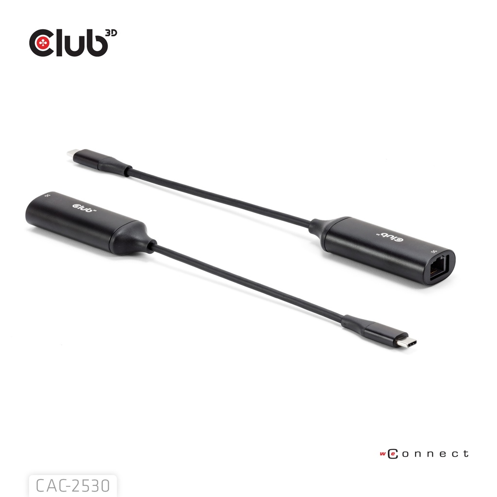 USB-C® to RJ45 Ethernet M/F Adapter