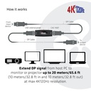 DisplayPort™ 1.4 Active Repeater 4K120Hz HBR3 F/F