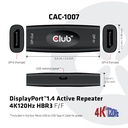 DisplayPort™ 1.4 Active Repeater 4K120Hz HBR3 F/F