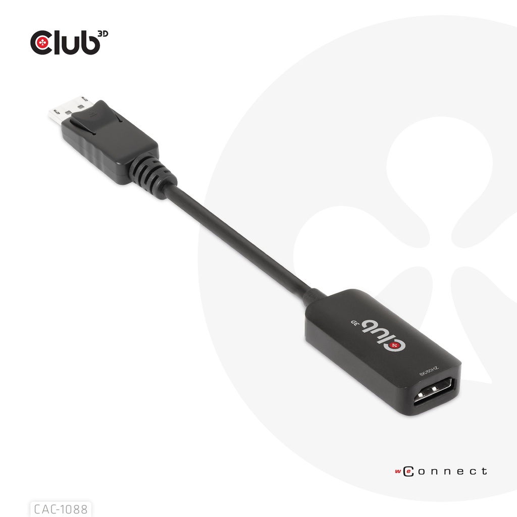 DisplayPort™ 1.4 to HDMI™ 4K120Hz 8k60 Hz HDR Active Adapter M/F