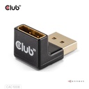DisplayPort™ Male to DisplayPort™ 1.4 Female 90 Degree Angled Adapter 4K120Hz M/F