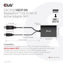 DisplayPort™ to Dual Link DVI-D HDCP ON version Active Adapter M/F 