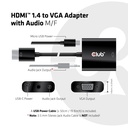 HDMI™ 1.4 to VGA Adapter with Audio M/F