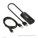 HDMI™ + Micro USB to USB -C® 4K120Hz or 8K30Hz M/F Active Adapter