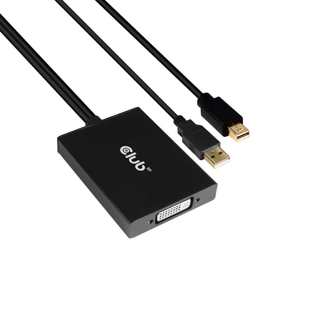 Mini DisplayPort™ to Dual Link DVI, HDCP ON version Active Adapter (for Displays With HDCP Support) 